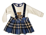 Tartan overall skirt set - Aria