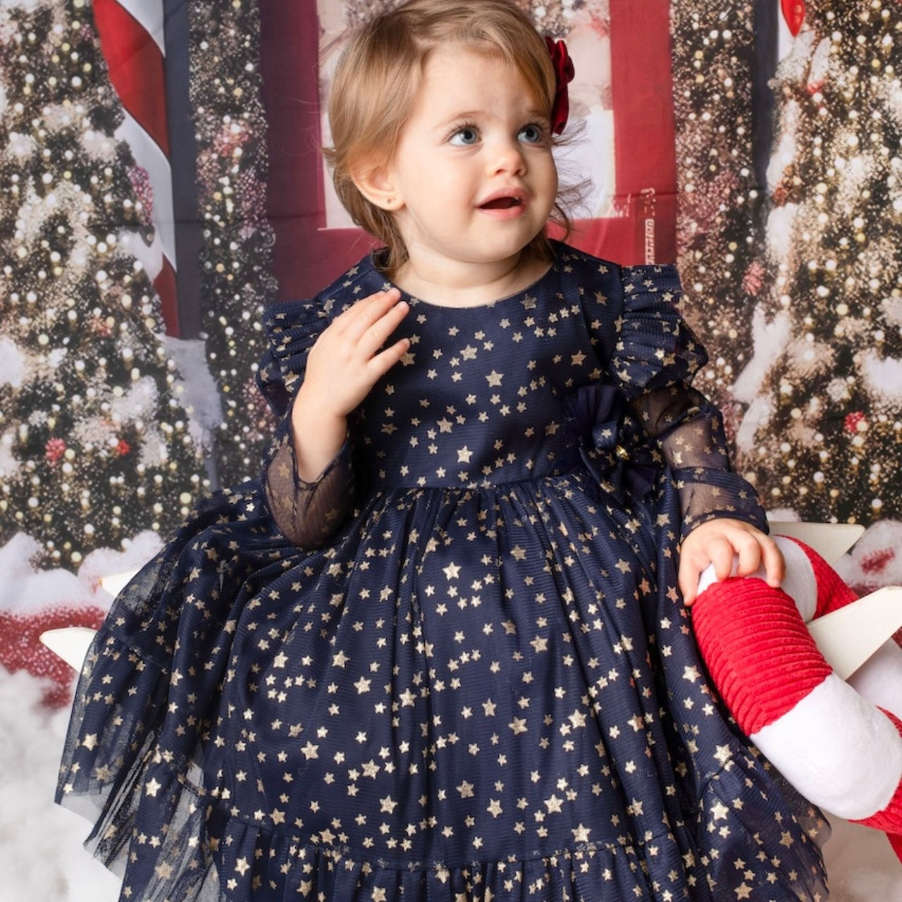 Baby girl's Christmas dress - Josephine
